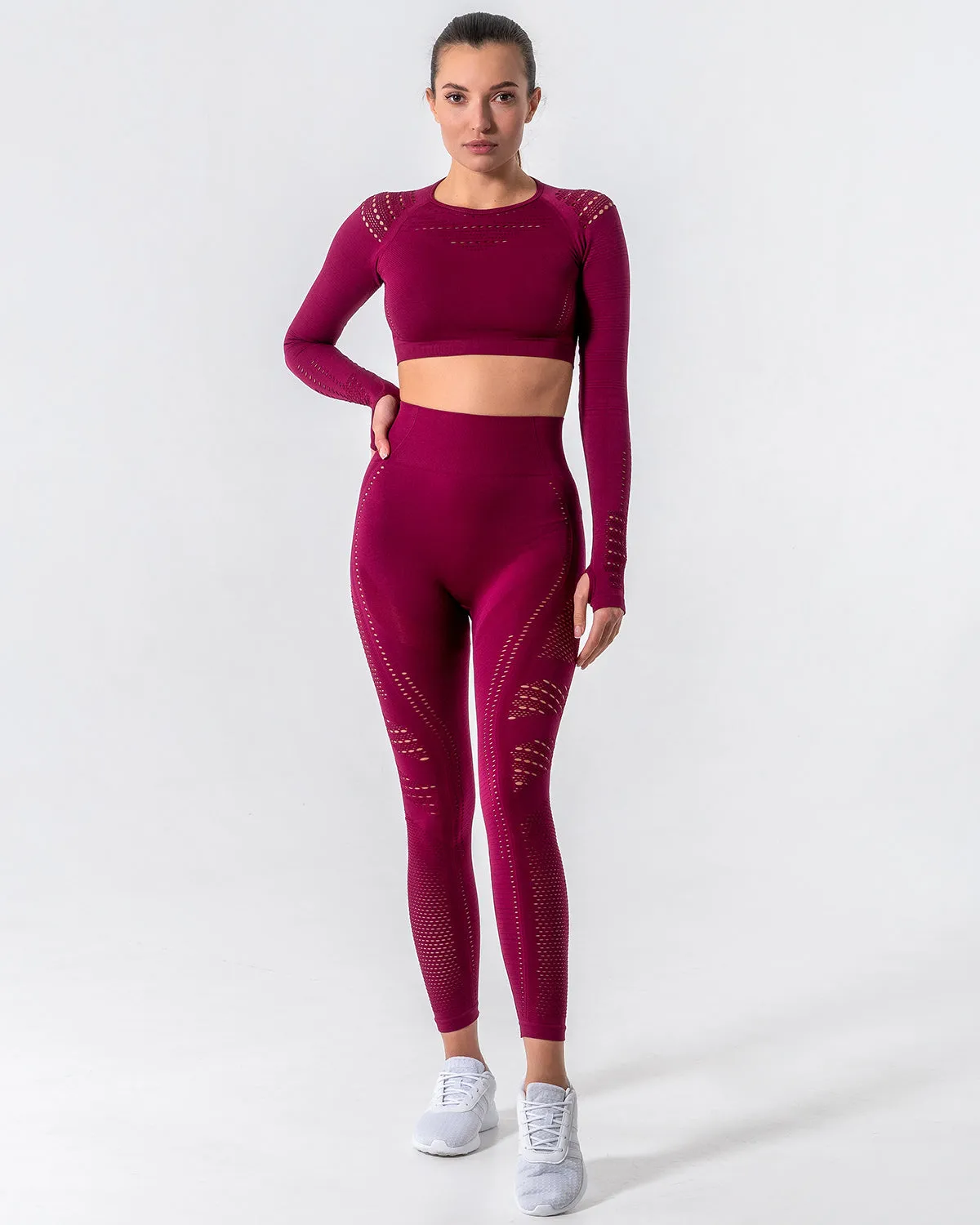 Gracey Hollow Out Seamless Leggings