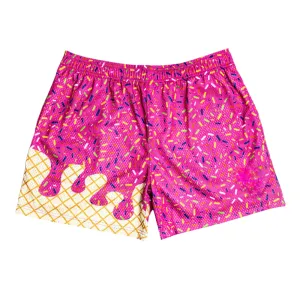 Ice Cream Print Shorts – Fun Waffle Cone Patterned Shorts