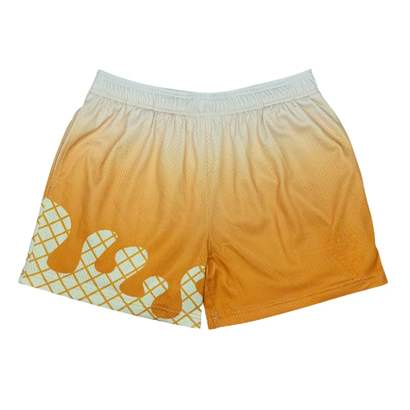 Ice Cream Print Shorts – Fun Waffle Cone Patterned Shorts