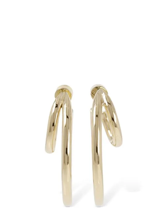 Jennifer Fisher   Large Double Lilly hoop earrings 