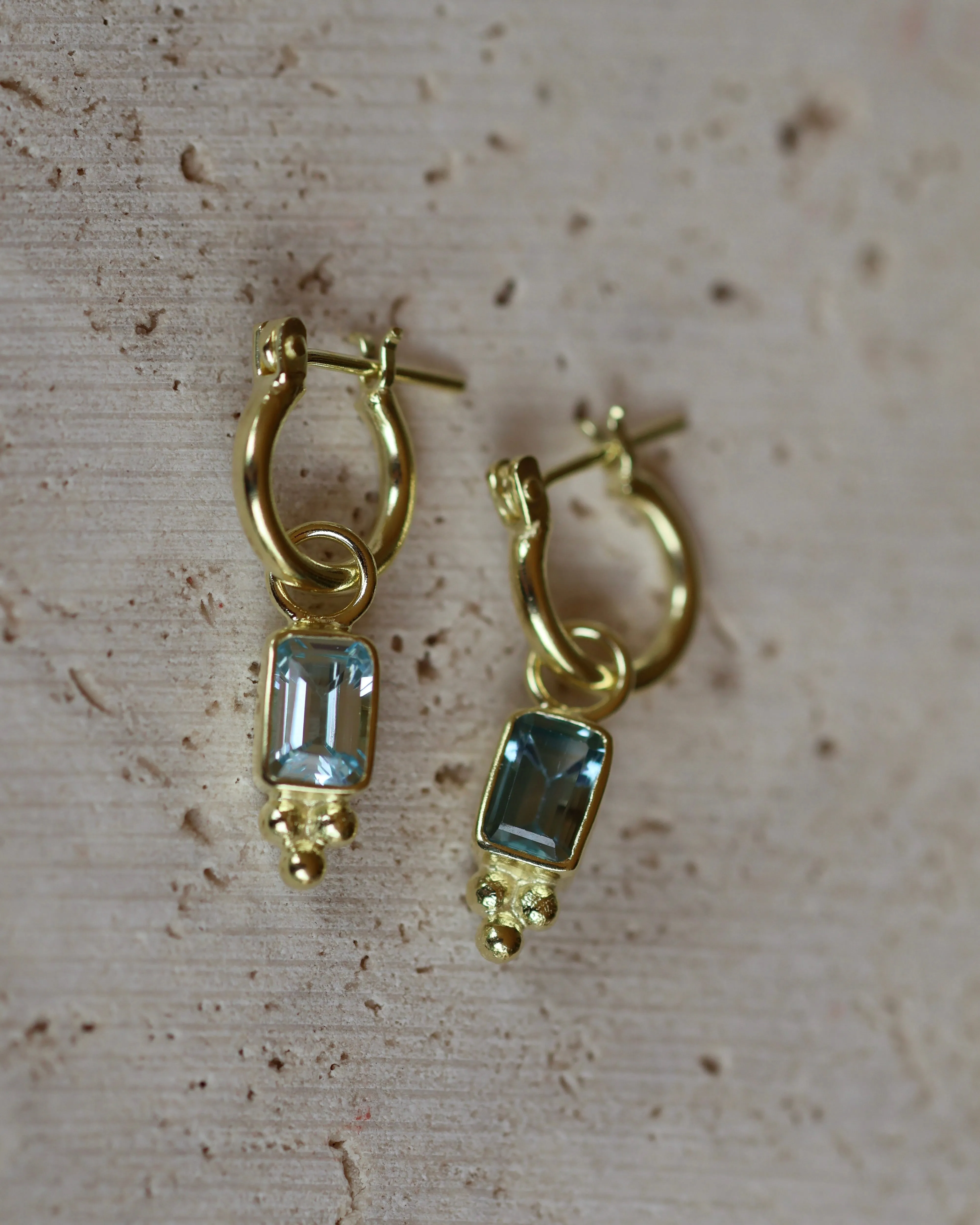 Lias Gold Vermeil Blue Topaz