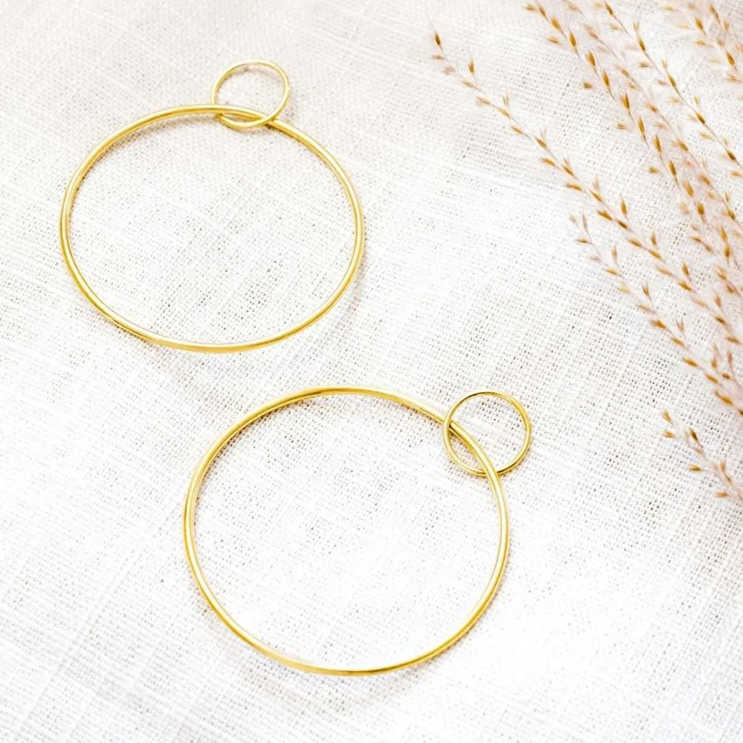 Lustre Hoop Earrings