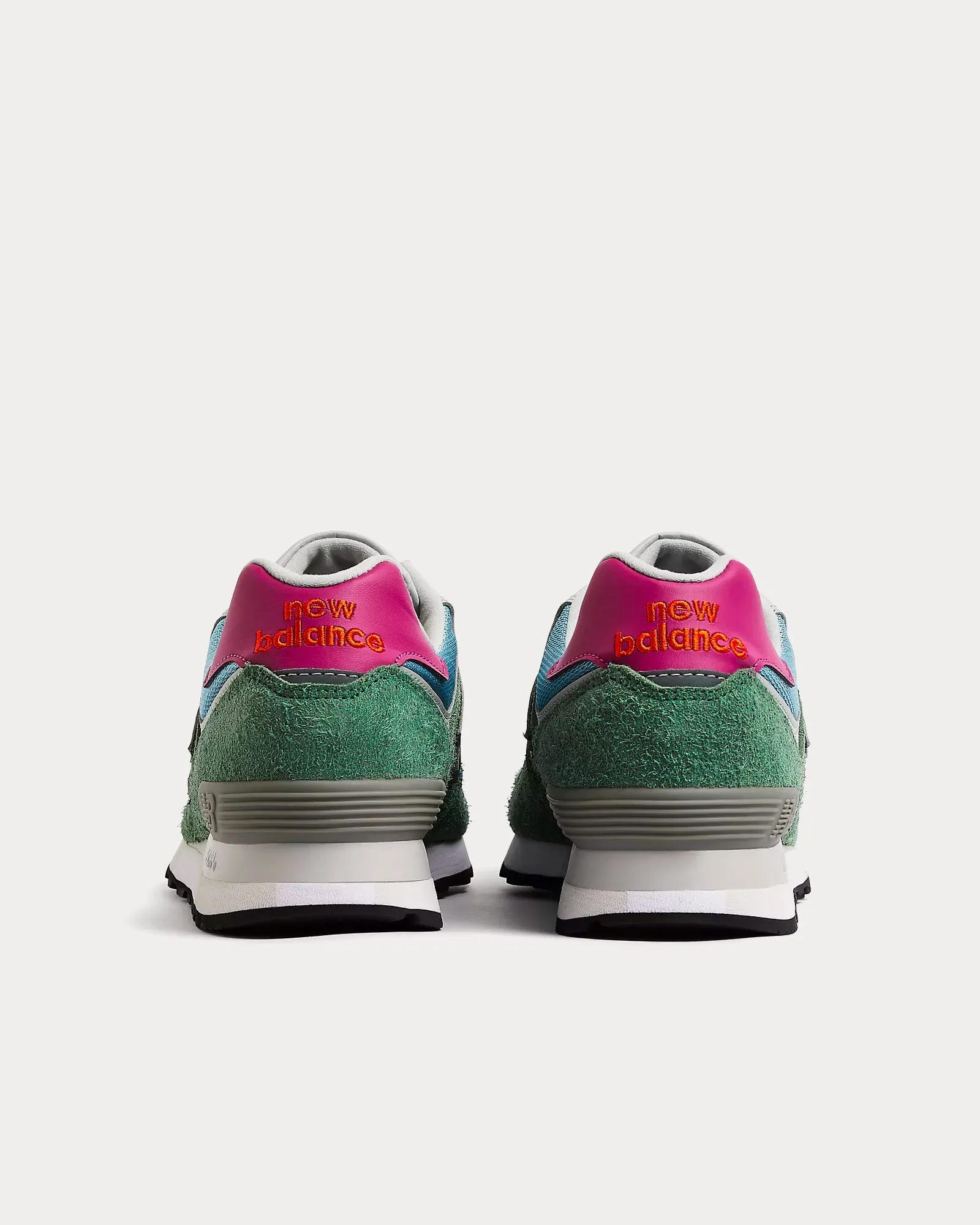 MADE in UK 576 Green / Stone Blue / Bering Sea Low Top Sneakers