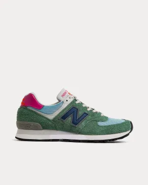 MADE in UK 576 Green / Stone Blue / Bering Sea Low Top Sneakers