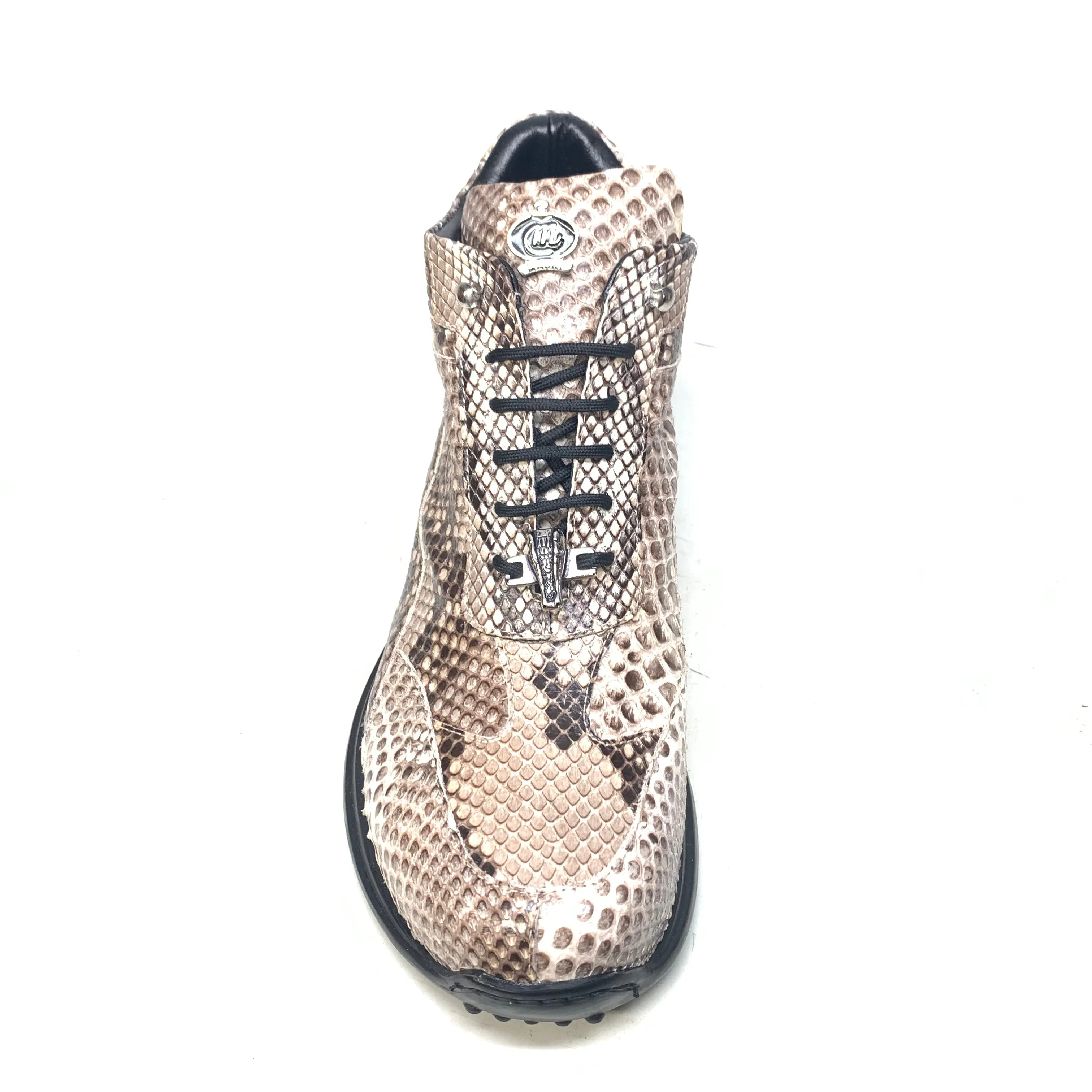 Mauri 8567 Natural Python Hightop Sneakers