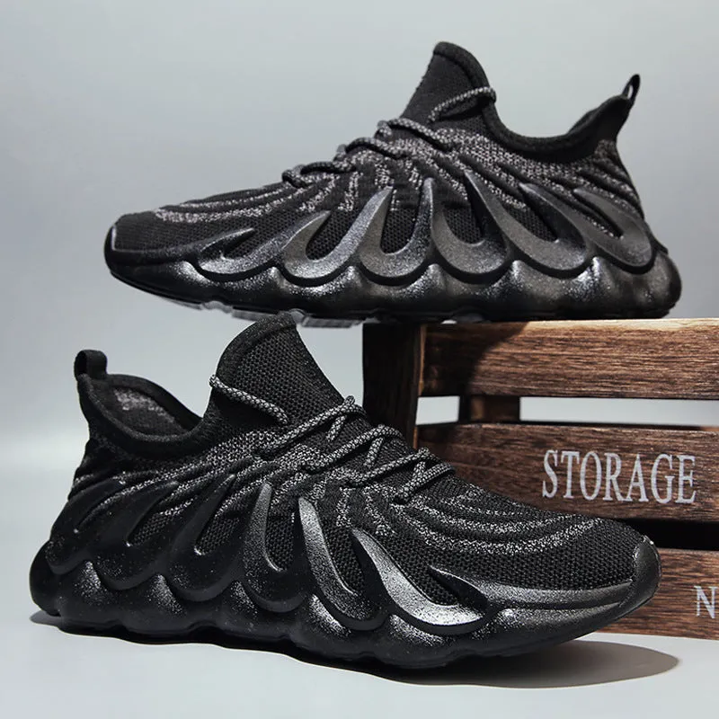Men's Boost Sneakers Breathable Outdoor Running Shoes