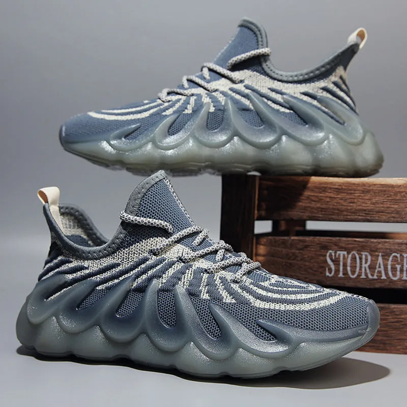 Men's Boost Sneakers Breathable Outdoor Running Shoes