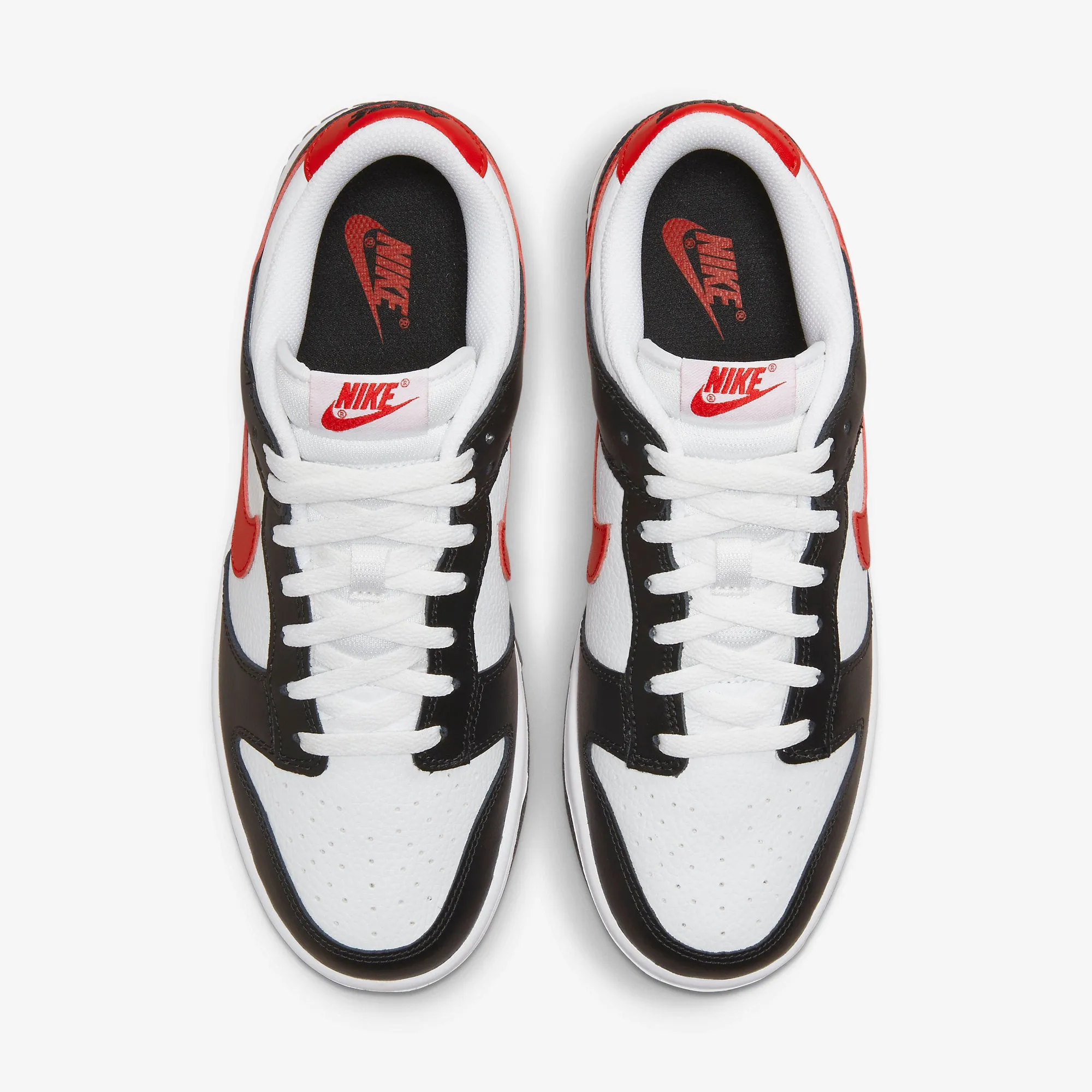 Men's Nike Dunk Low "Red Swoosh Panda" (FB3354-001)