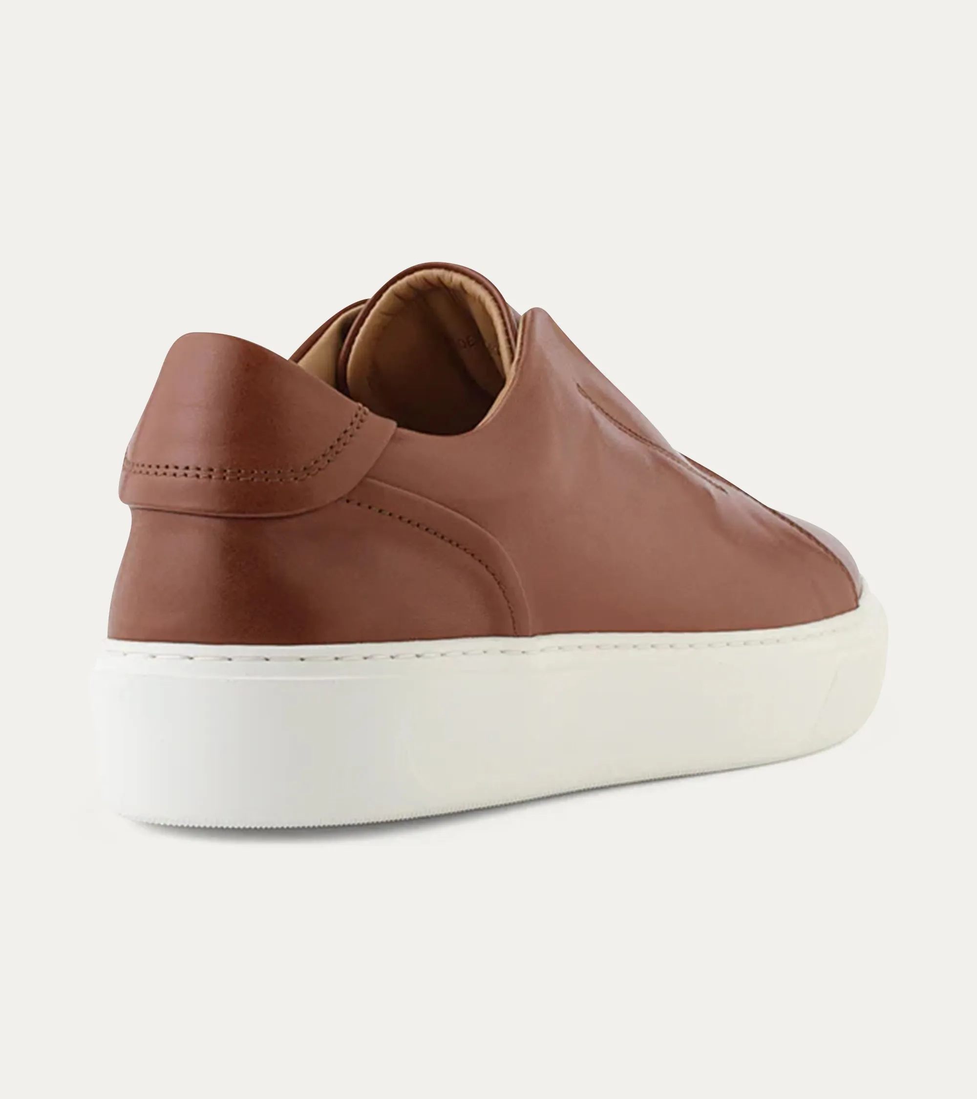 Misto Slip-On Sneaker In Cognac Leather