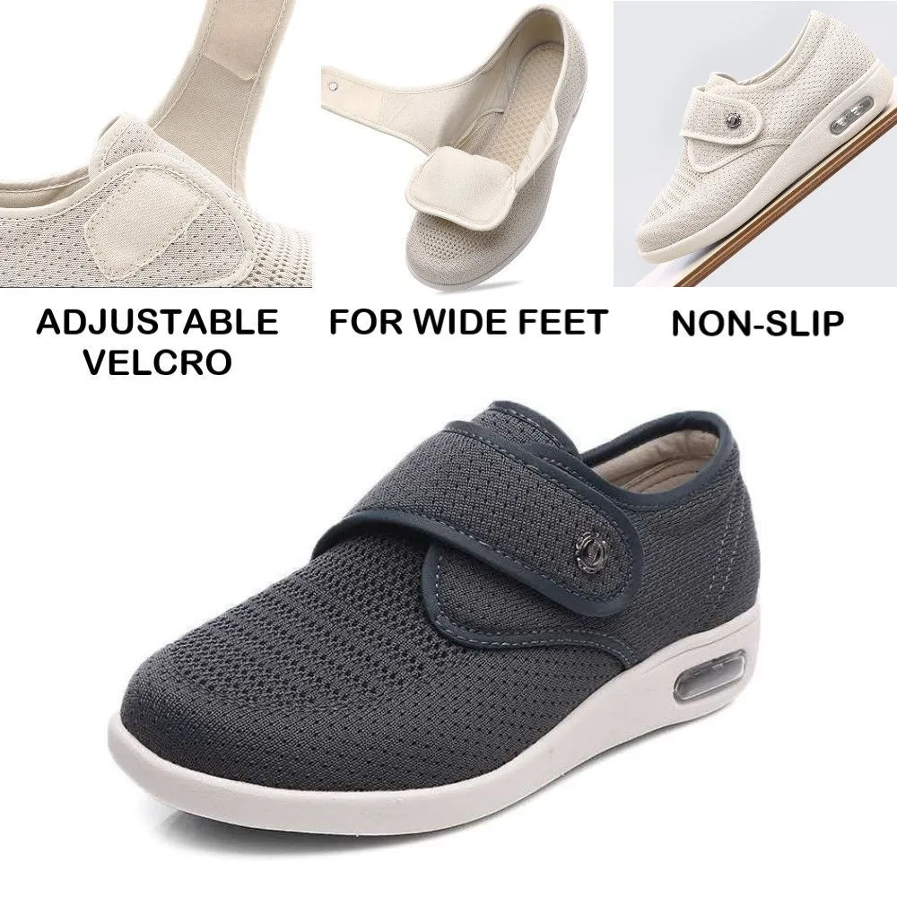 Nanccy Plus Size Wide Diabetic Shoes For Swollen Feet Width Shoes-NW001