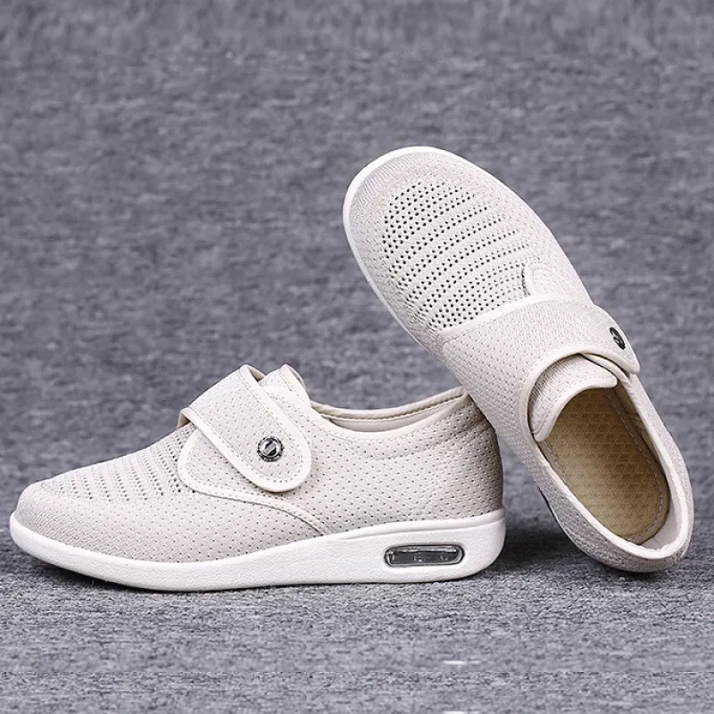 Nanccy Plus Size Wide Diabetic Shoes For Swollen Feet Width Shoes-NW001
