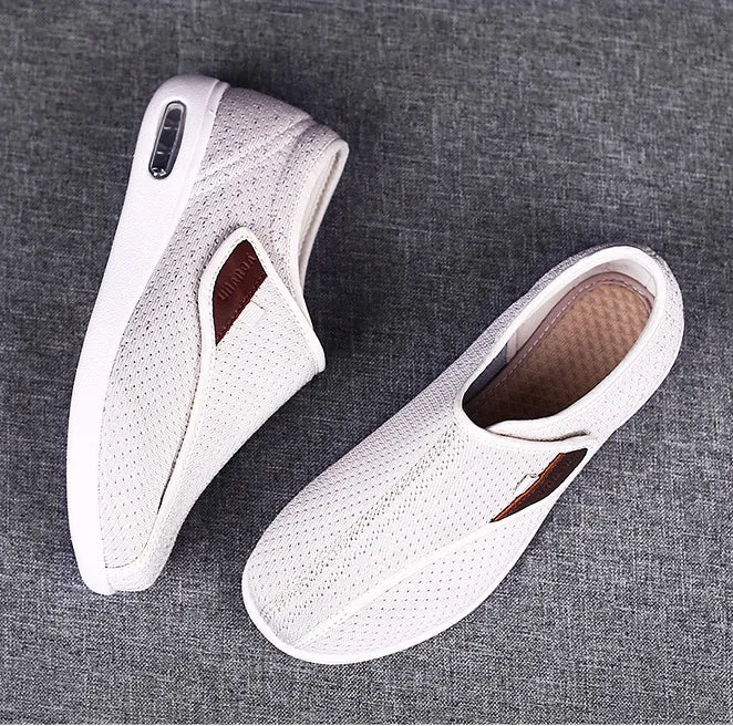Nanccy Plus Size Wide Diabetic Shoes For Swollen Feet Width Shoes-NW005