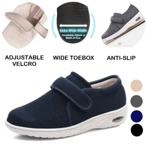 Nanccy Plus Size Wide Diabetic Shoes For Swollen Feet Width Shoes-NW006