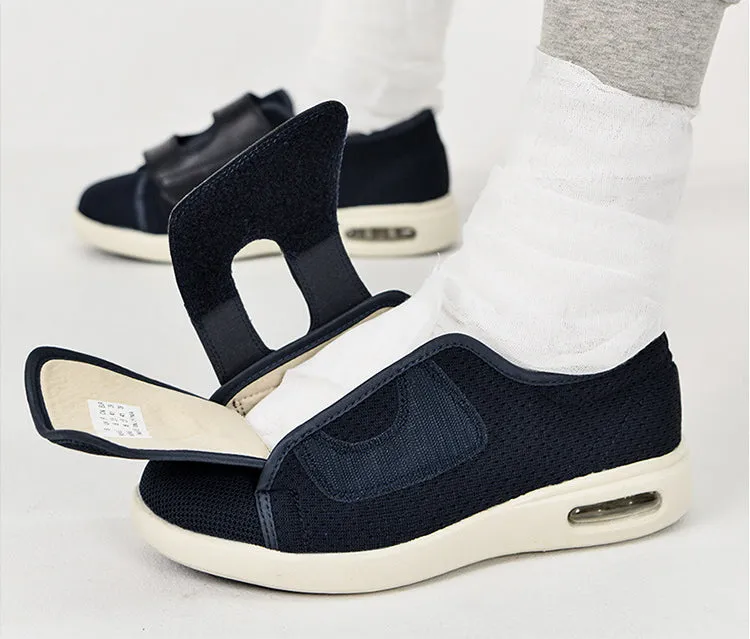 Nanccy Plus Size Wide Diabetic Shoes For Swollen Feet Width Shoes-NW035