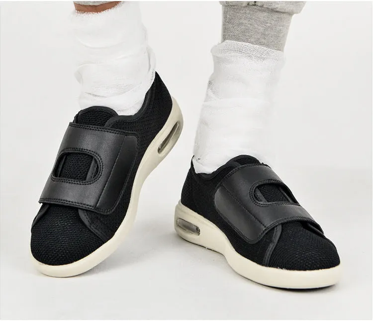 Nanccy Plus Size Wide Diabetic Shoes For Swollen Feet Width Shoes-NW035