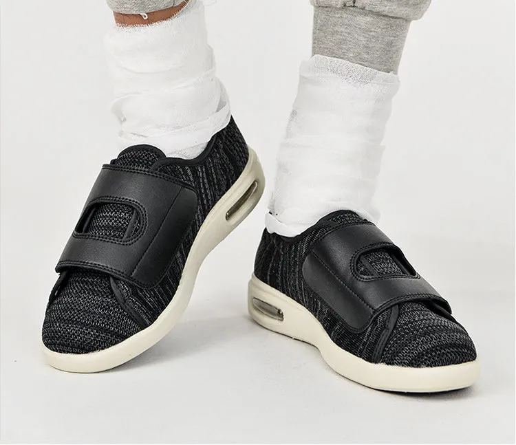Nanccy Plus Size Wide Diabetic Shoes For Swollen Feet Width Shoes-NW035