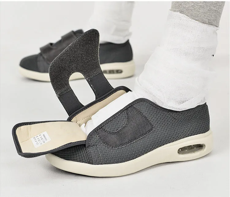 Nanccy Plus Size Wide Diabetic Shoes For Swollen Feet Width Shoes-NW035