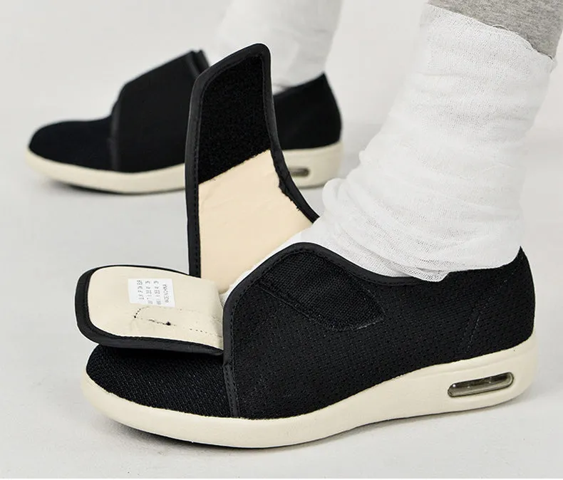 Nanccy Plus Size Wide Diabetic Shoes For Swollen Feet Width Shoes-NW039