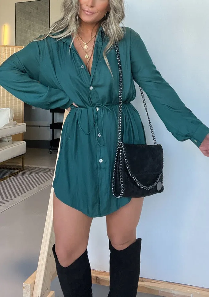 New Satin Covered Nights Romper Dress Set