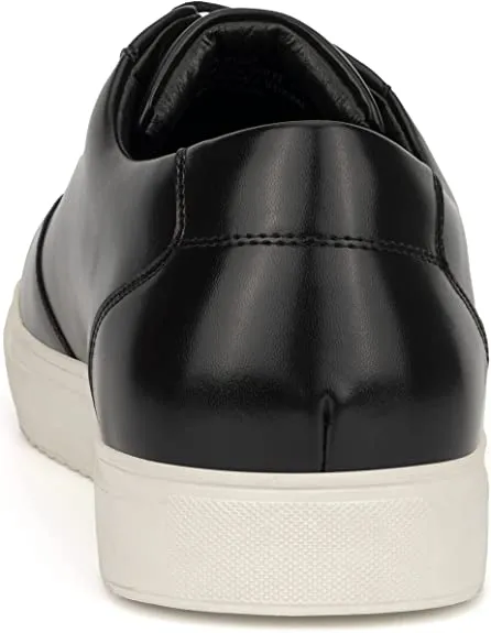 New York & Company Men’s Newton Low Top Sneaker  Color Black/White Size 7.5M