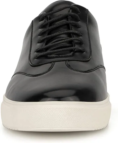 New York & Company Men’s Newton Low Top Sneaker  Color Black/White Size 7.5M