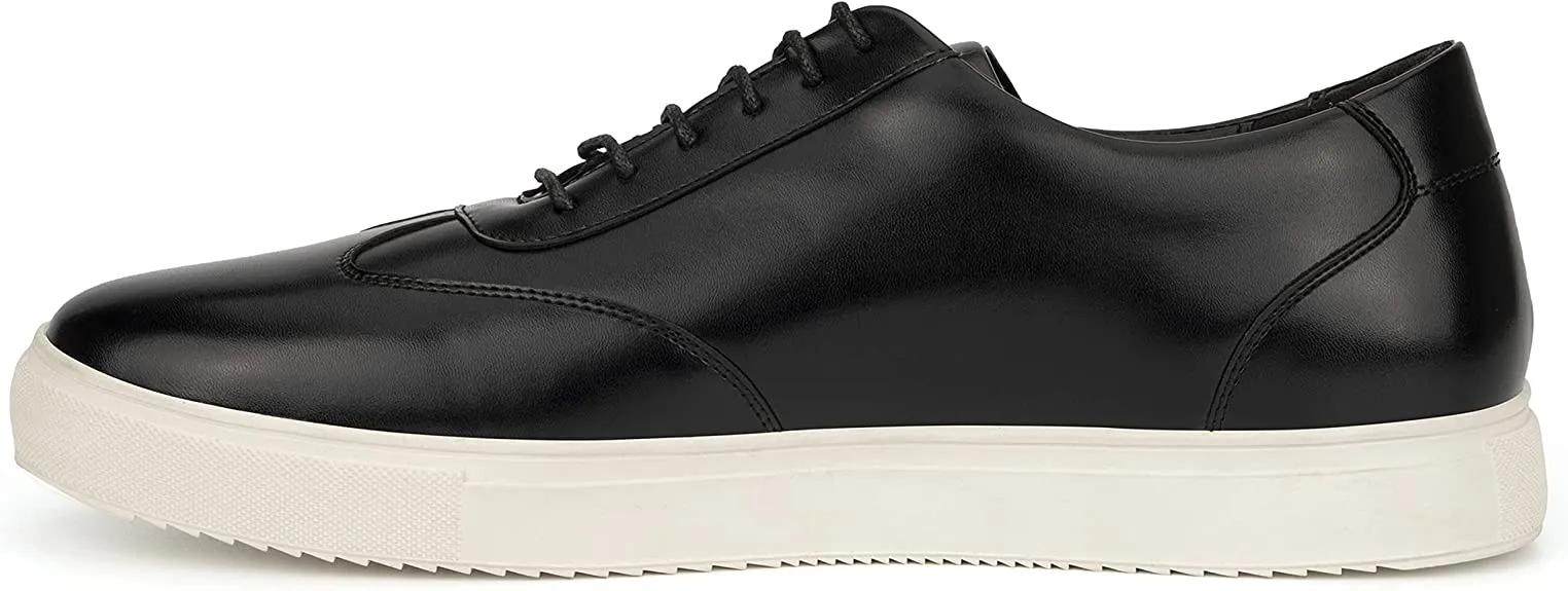 New York & Company Men’s Newton Low Top Sneaker  Color Black/White Size 7.5M