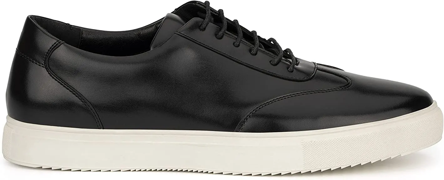 New York & Company Men’s Newton Low Top Sneaker  Color Black/White Size 7.5M