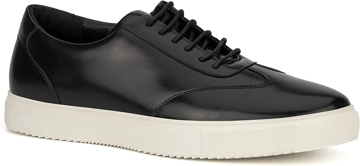 New York & Company Men’s Newton Low Top Sneaker  Color Black/White Size 7.5M