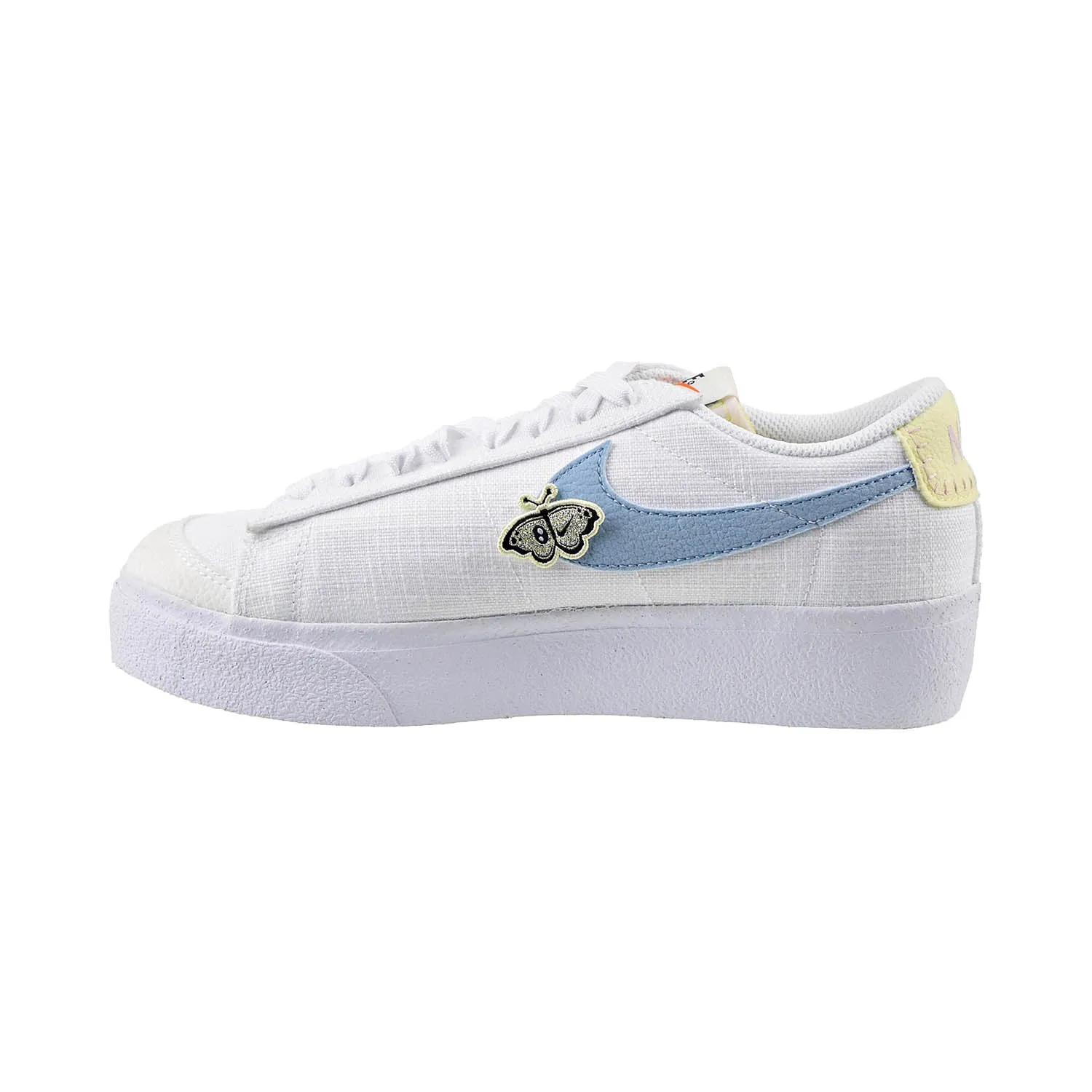 Nike Blazer Low Platform Next Nature Women's Shoes White-Pink Oxford-Pale Ivory