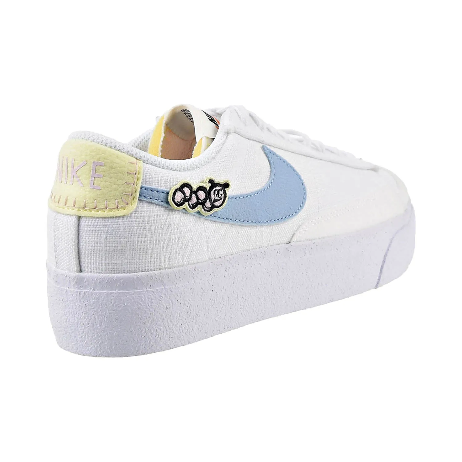 Nike Blazer Low Platform Next Nature Women's Shoes White-Pink Oxford-Pale Ivory