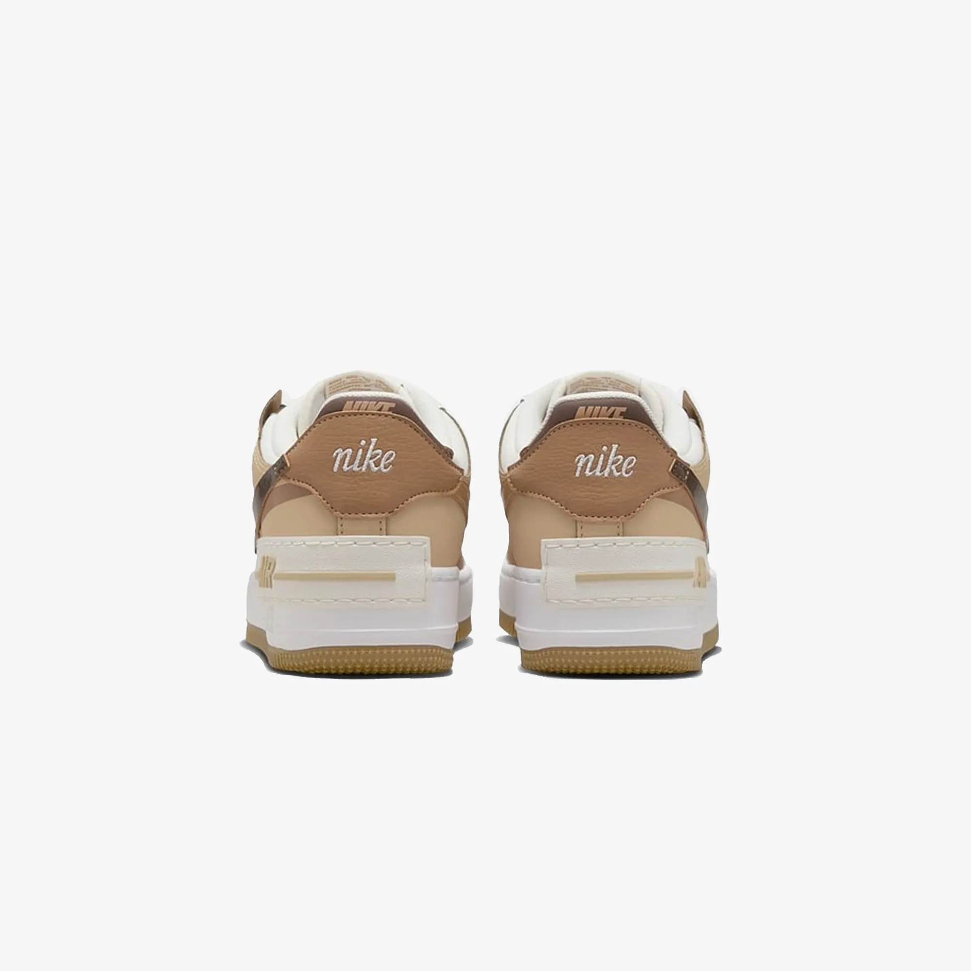NIKE | WMN'S AIR FORCE 1 SHADOW { SAIL/CACAO WOW-FLAX-SESAME