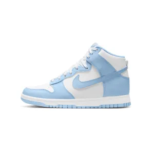 Nike Womens Dunk High Shoes 'White/Aluminum'