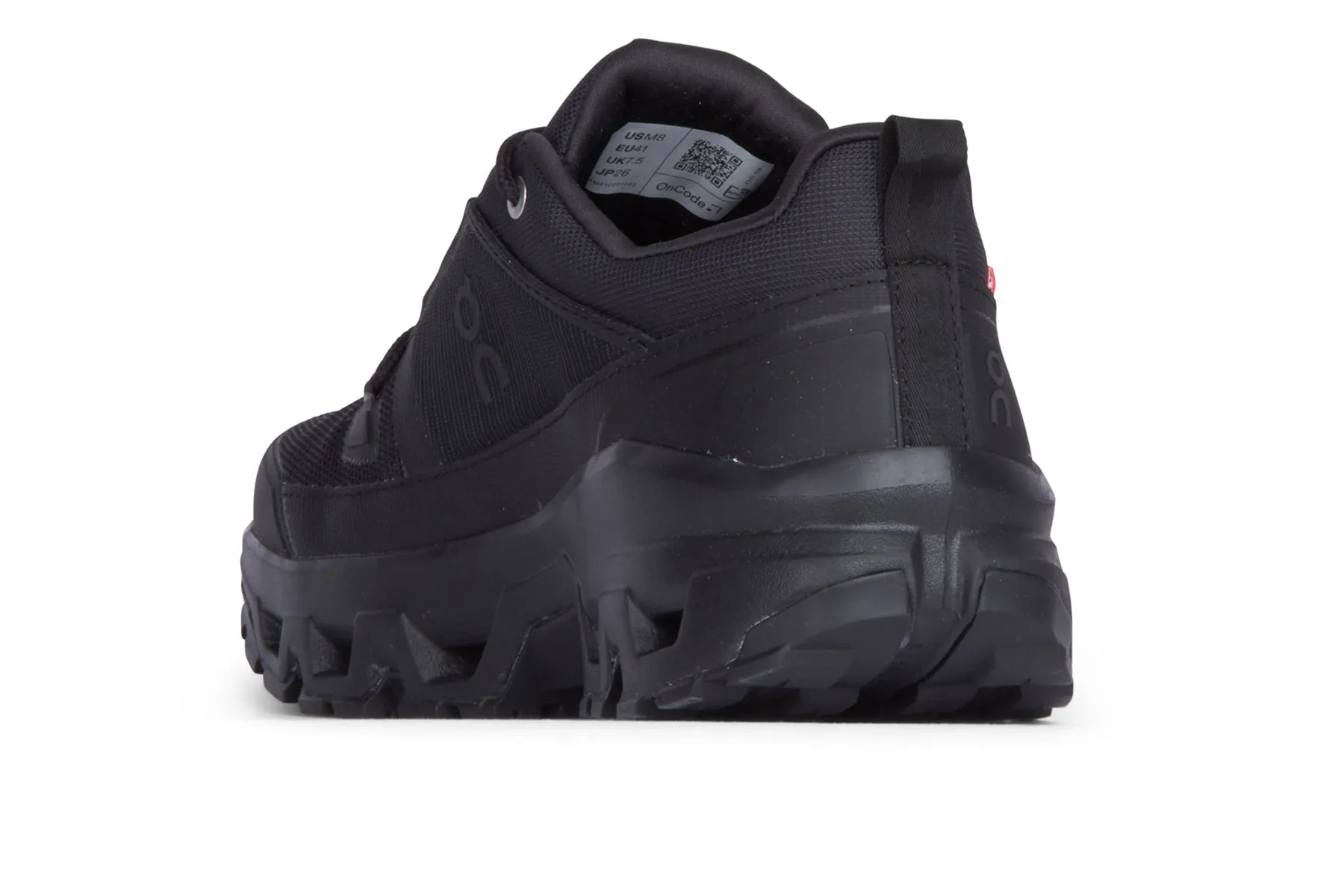 On Cloudrock Low Waterproof - Black/Black