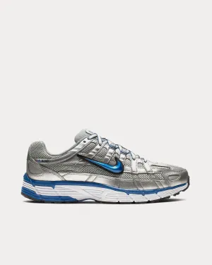 P-6000 Metallic Silver / White / Black / Team Royal Low Top Sneakers