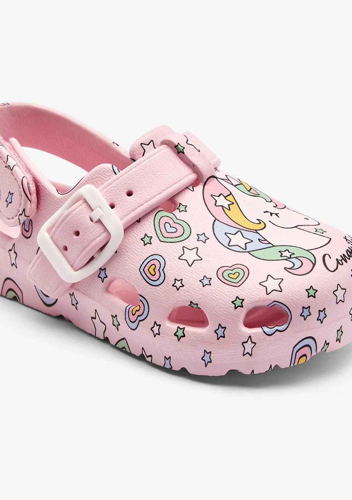 Pink Unicorn Clog