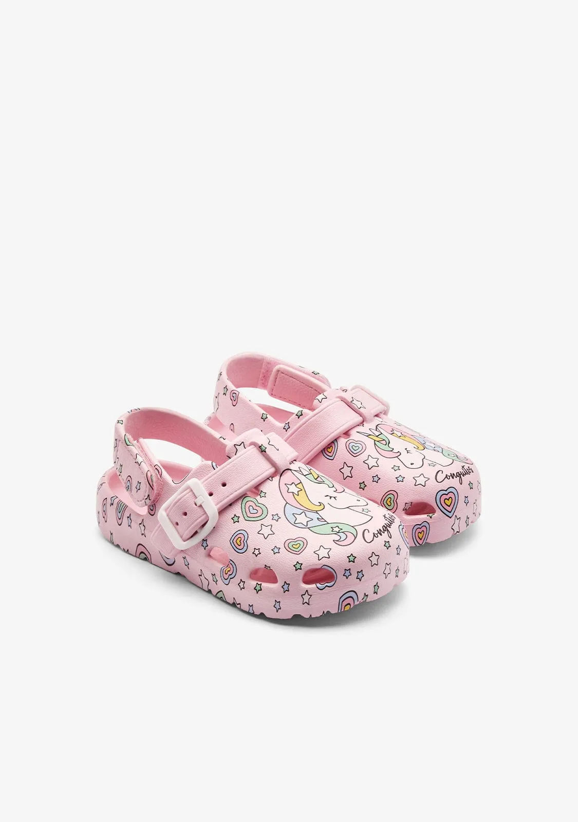 Pink Unicorn Clog