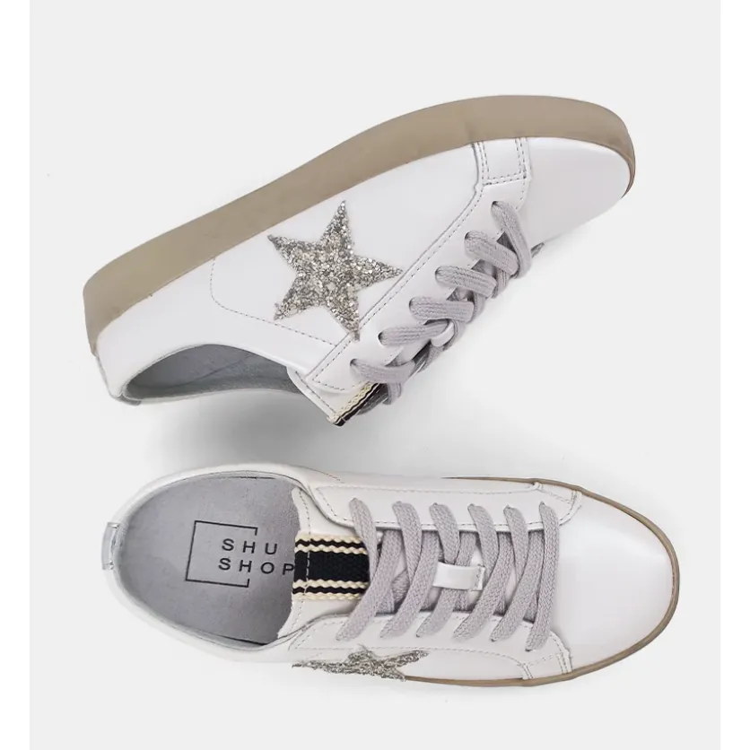 polka kids slip on sneaker | pearl