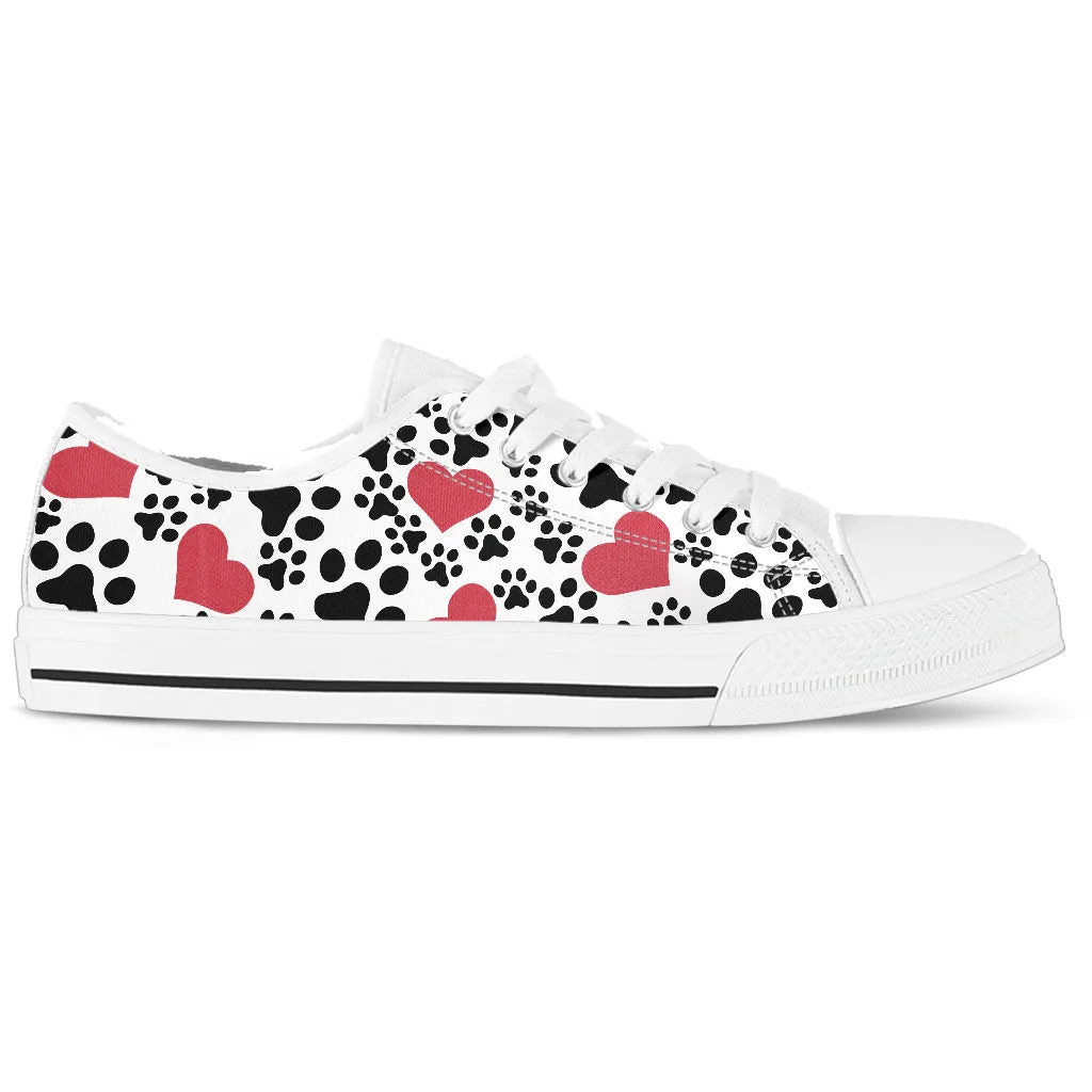 Puppy Love White Women`s Low Top Shoes