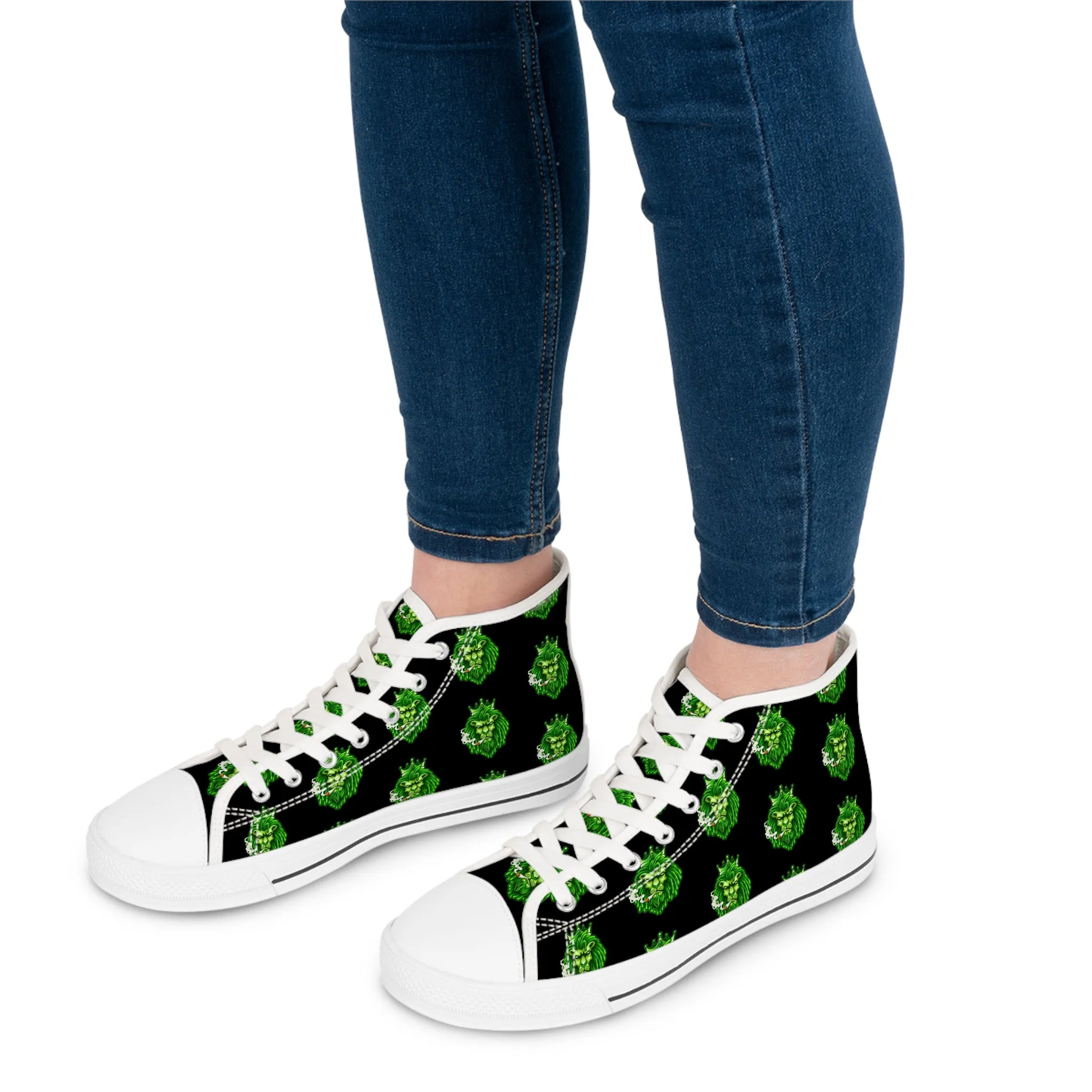 Rasta Vibes Women's High Top Sneakers