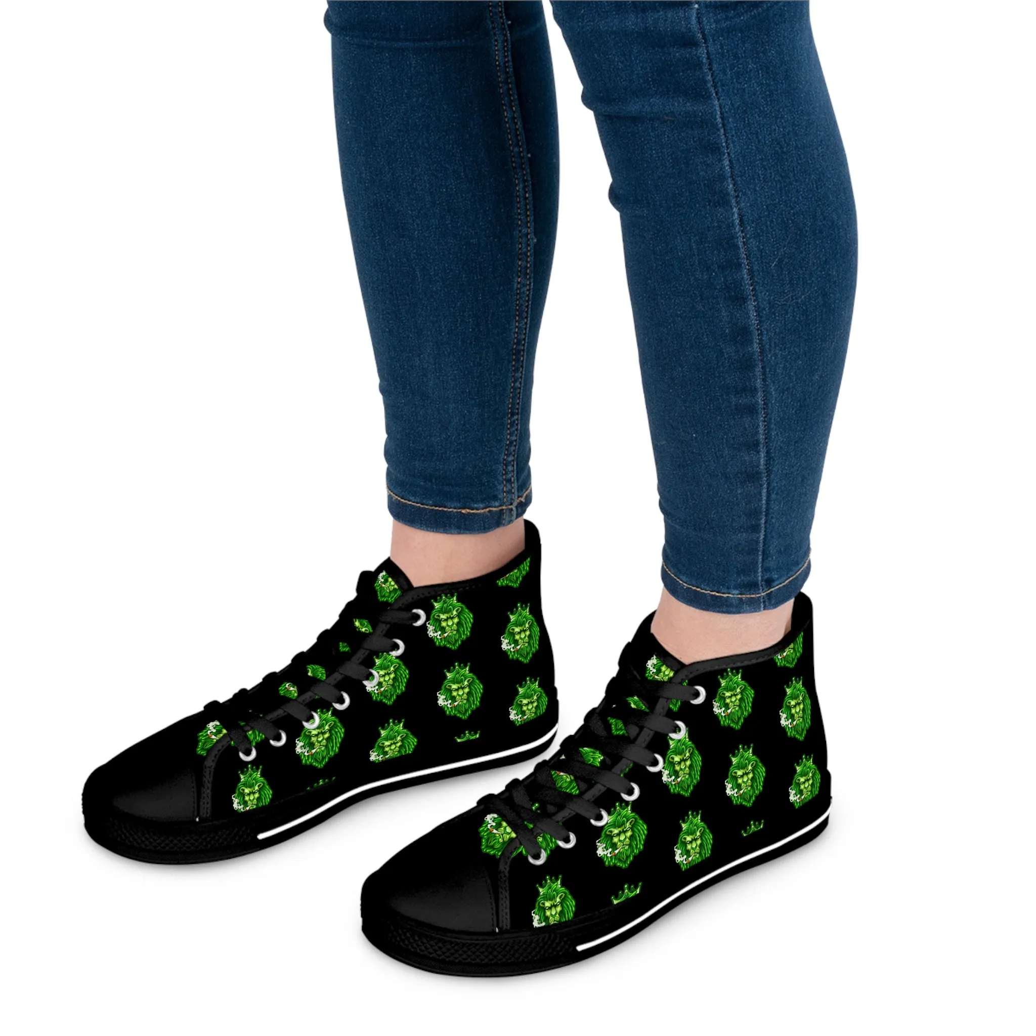 Rasta Vibes Women's High Top Sneakers