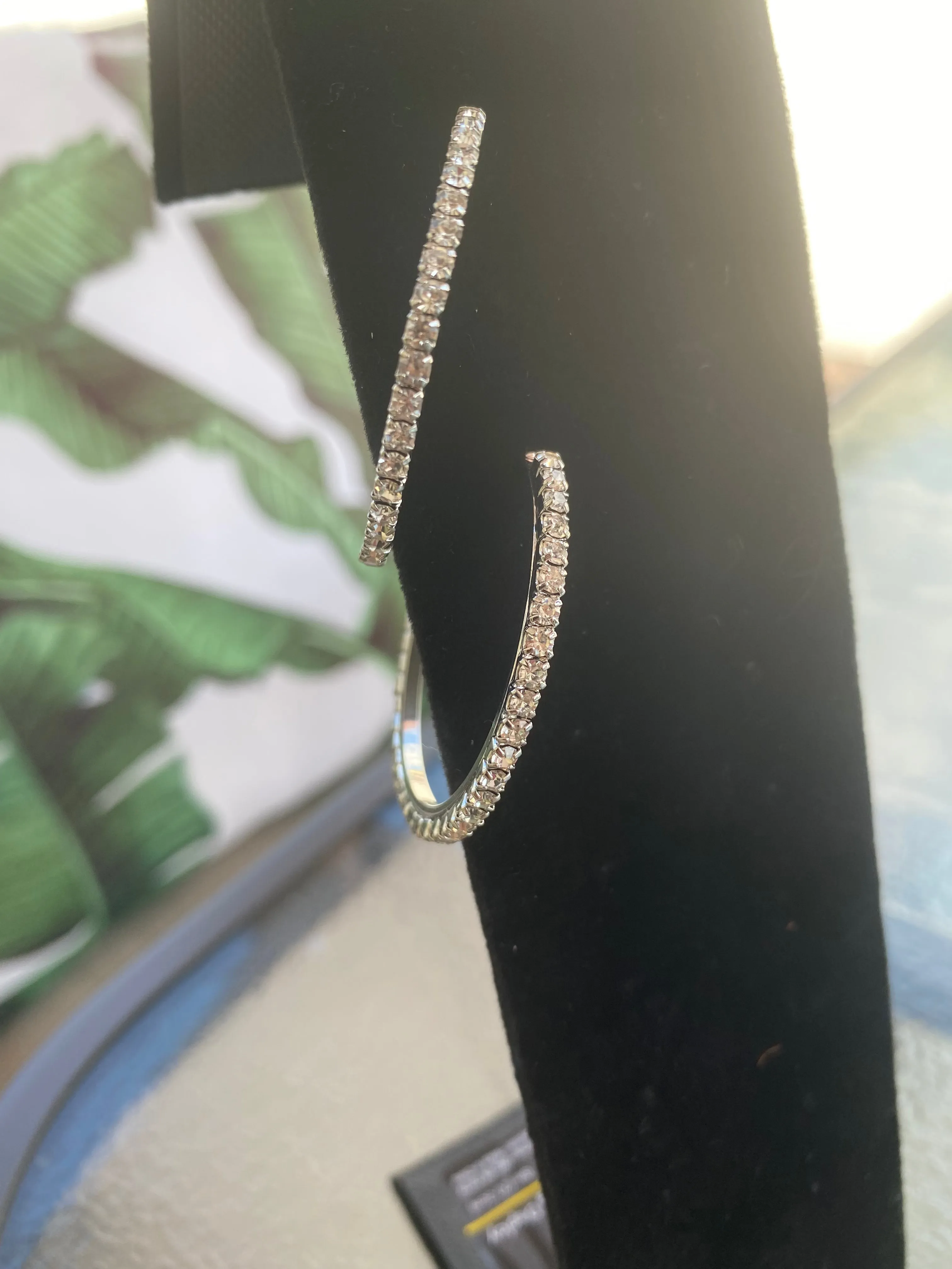 Rhinestone Hoops