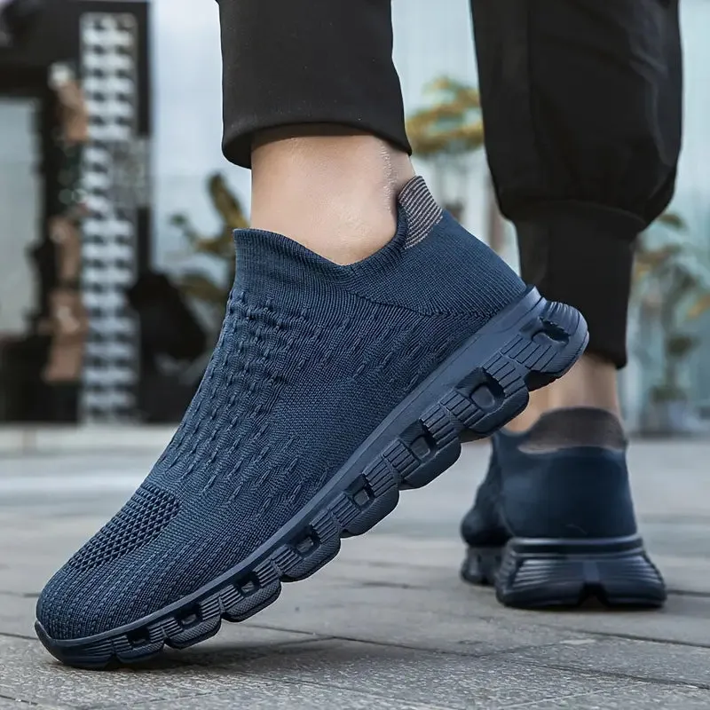 Rutschfeste, weiche Sohle Atmungsaktiver Slip-on-Trainer