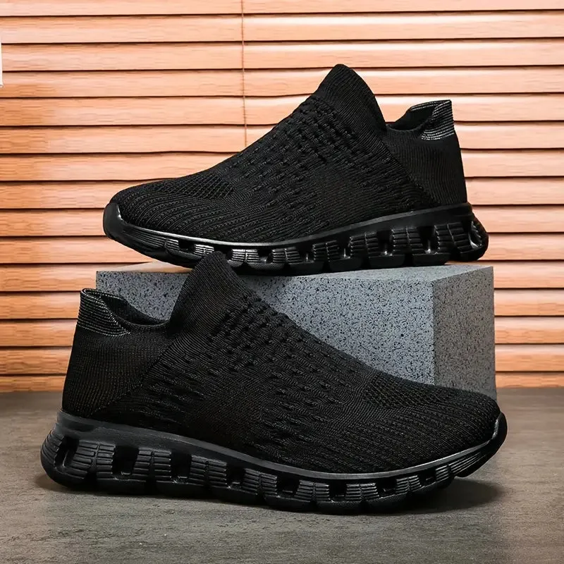 Rutschfeste, weiche Sohle Atmungsaktiver Slip-on-Trainer