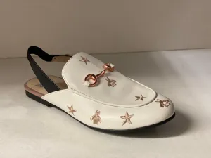 SALE Hoo Ali White Chain Mule
