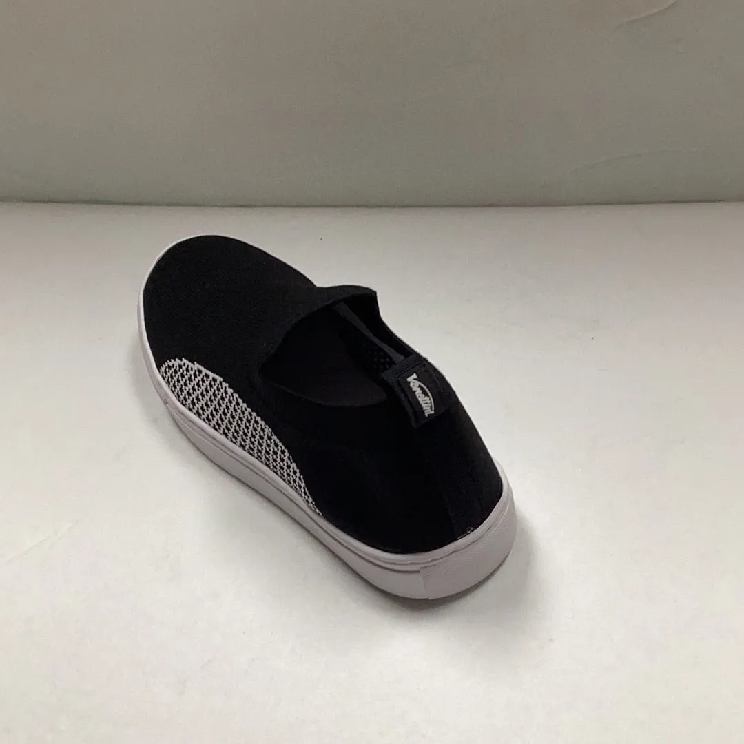 SALE SP24 Venettini Titan Half Circle Black Knitted Sock Sneaker