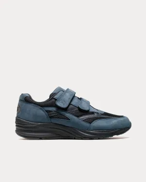SAS JV Mesh Ink Cove Blue / Black Slip On Sneakers