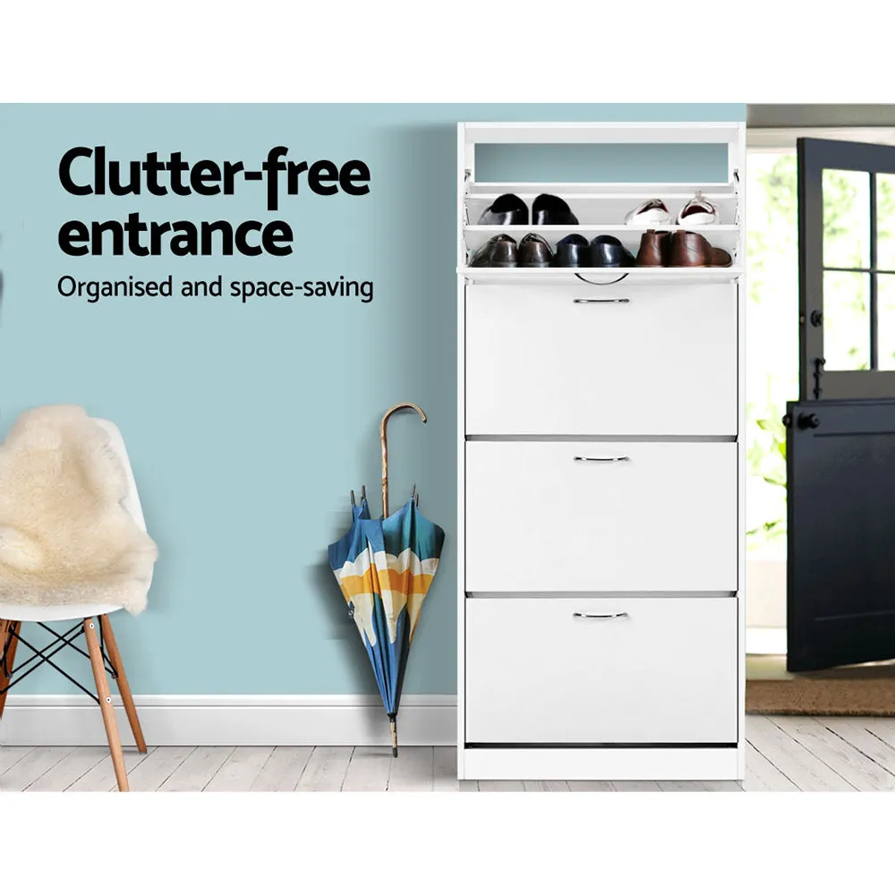 Shoe Cabinet Storage Rack Organiser 60 Pairs Shelf Cupboard Drawer