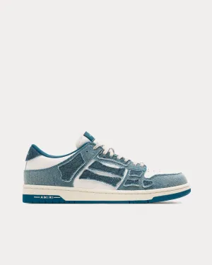 Skel-Top Baby Blue Low Top Sneakers