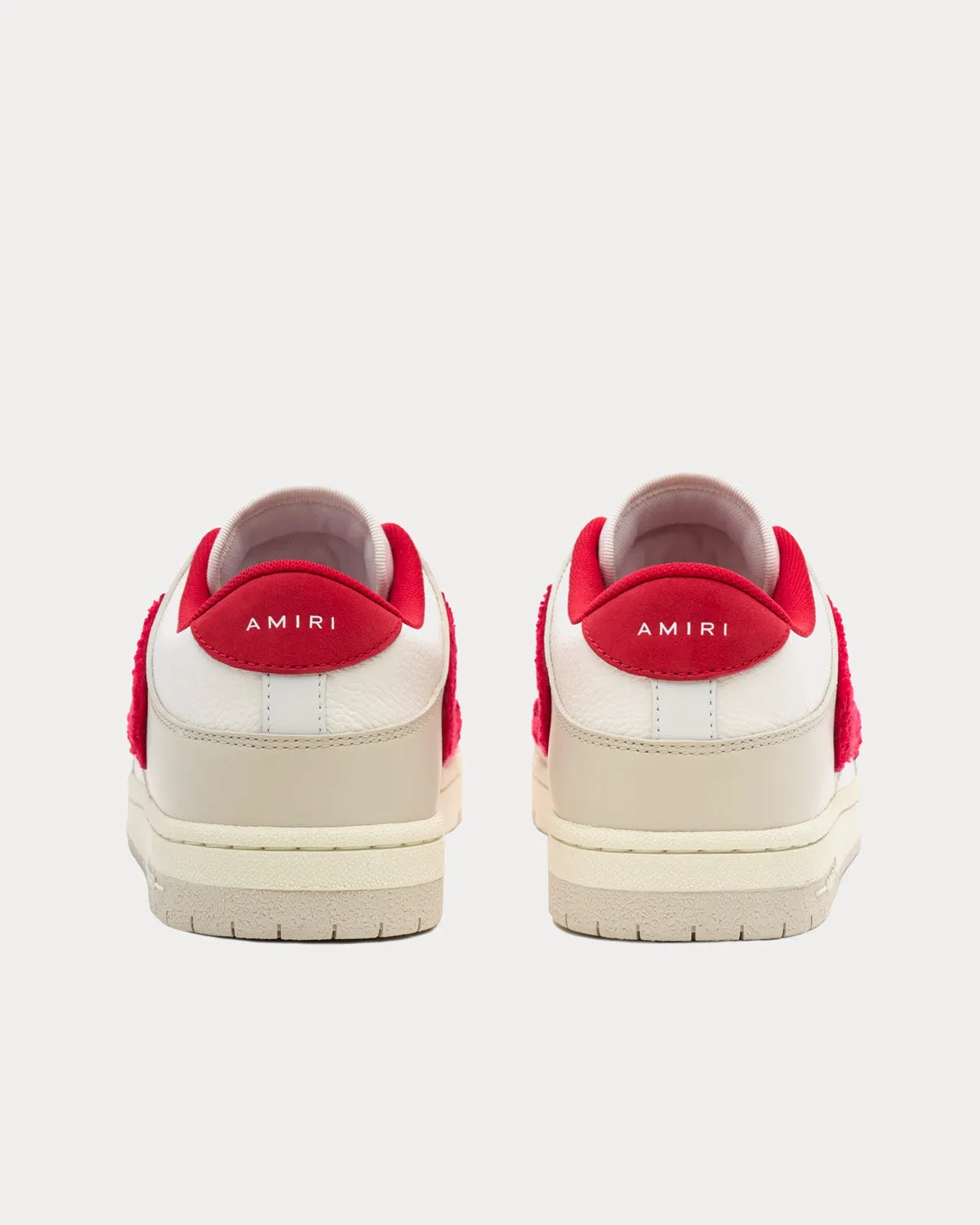 Skel-Top Red / Alabaster Low Top Sneakers
