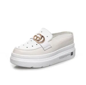 Small Feet Girls Slip On Height Increase Sneakers SS265